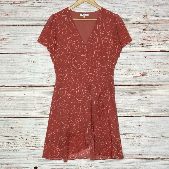 Madewell Posy Ruffle Dress in Twisted Vines Sz 2 - Picture 7 of 15